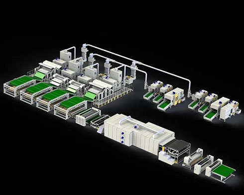 針刺棉生產線